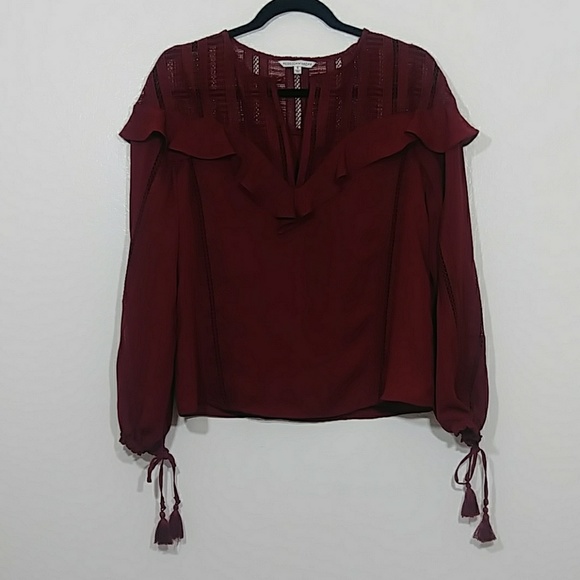 Rebbeca Minkoff ruffle blouse - Picture 1 of 8